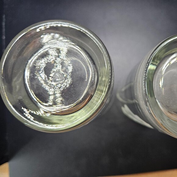 Vintage Etched Drinking Glasses Set of 2 - Picture 6 of 10